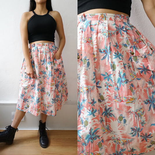 Vintage 90s midi Skirt size S-M