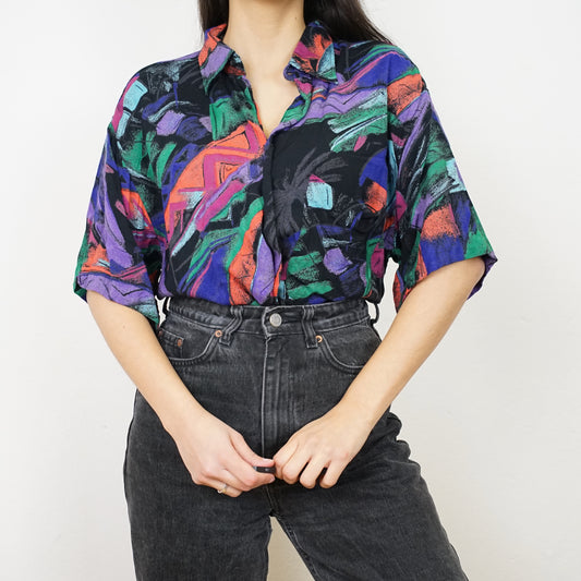 Vintage colorful shirt size M-L