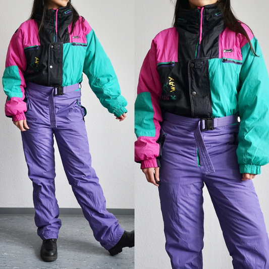 Vintage 80s ski suit size M