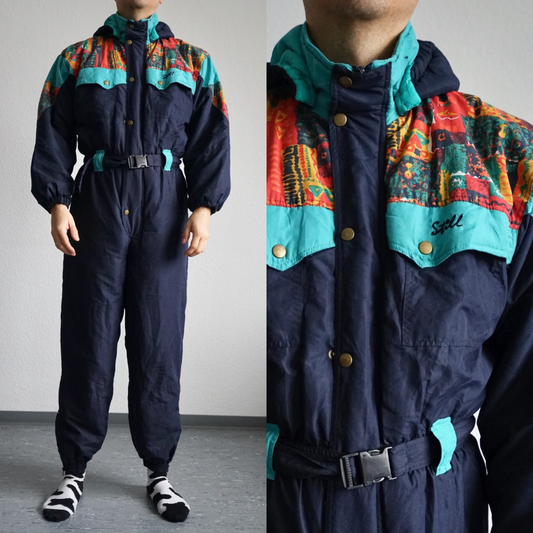 Vintage 80s Ski Suit size S-M
