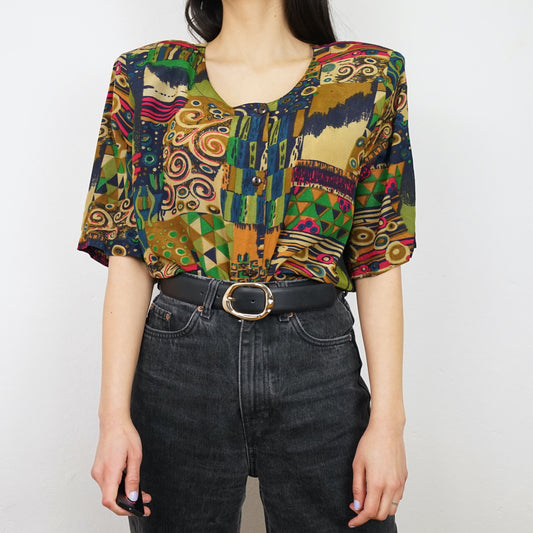 Vintage colorful Shirt size L-XL
