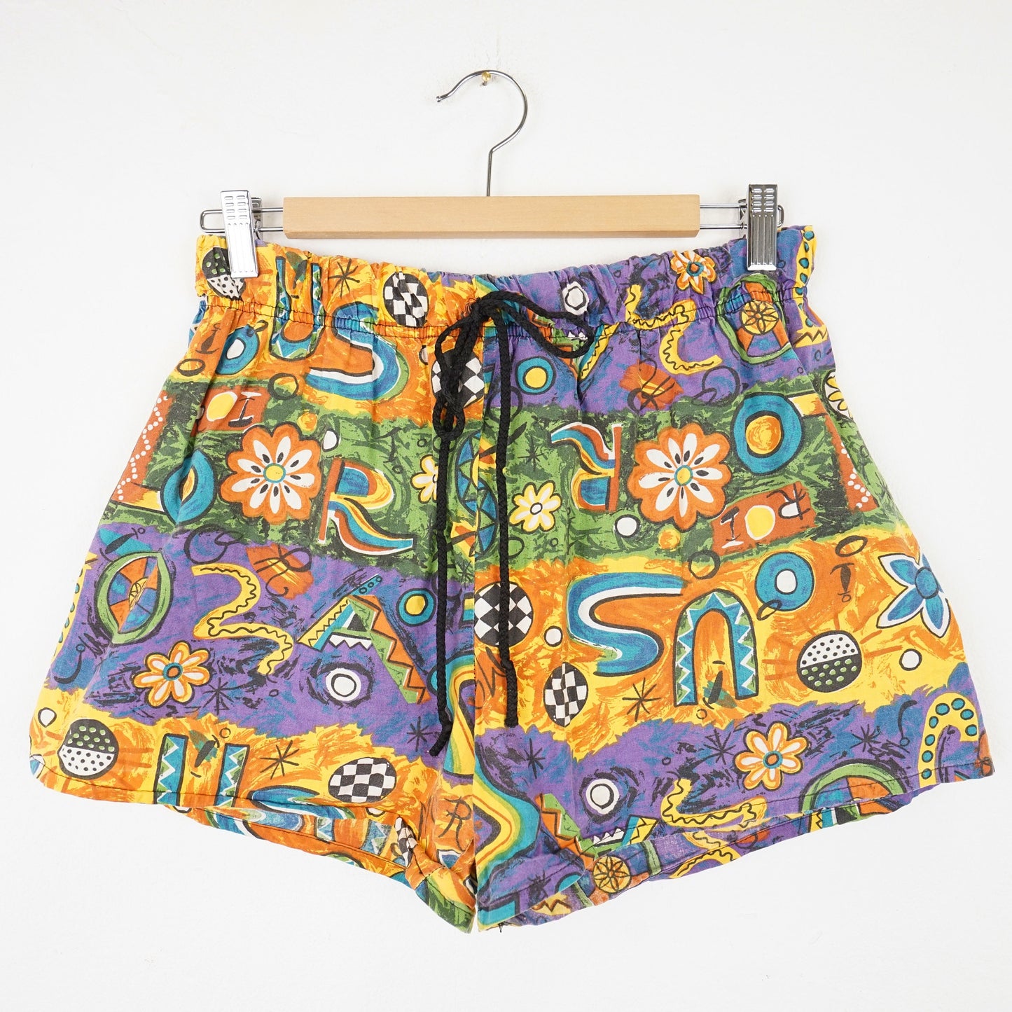 Vintage colorful Swim Shorts Size L