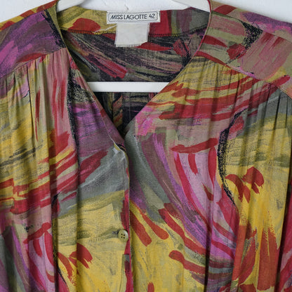 Vintage colorful Dress size M-L