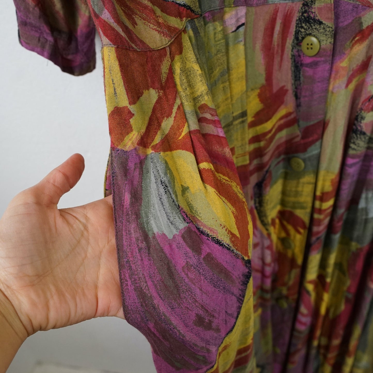 Vintage colorful Dress size M-L