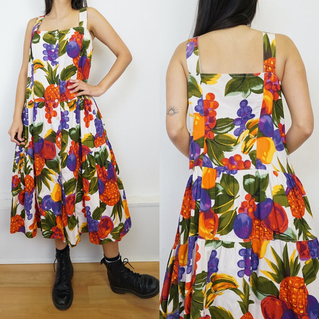 Vintage floral Dress size M-L