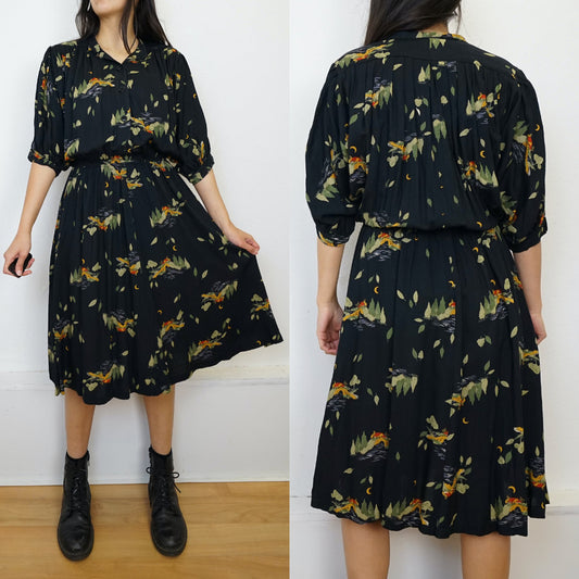 Vintage midi Dress size S-M