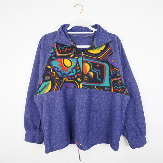 Vintage purple Fleece Pullover Size M