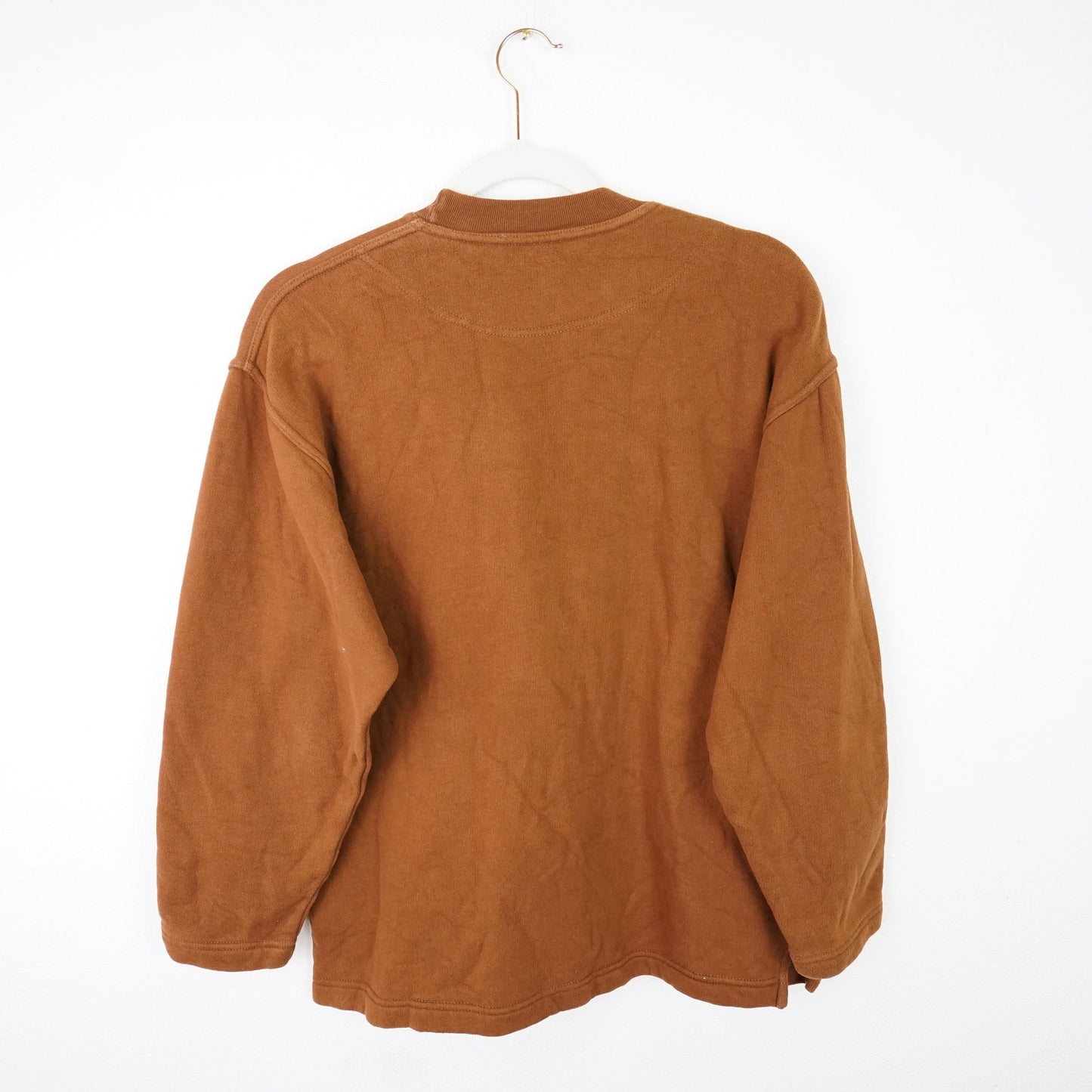 Vintage brown Sweatshirt size S embroidery