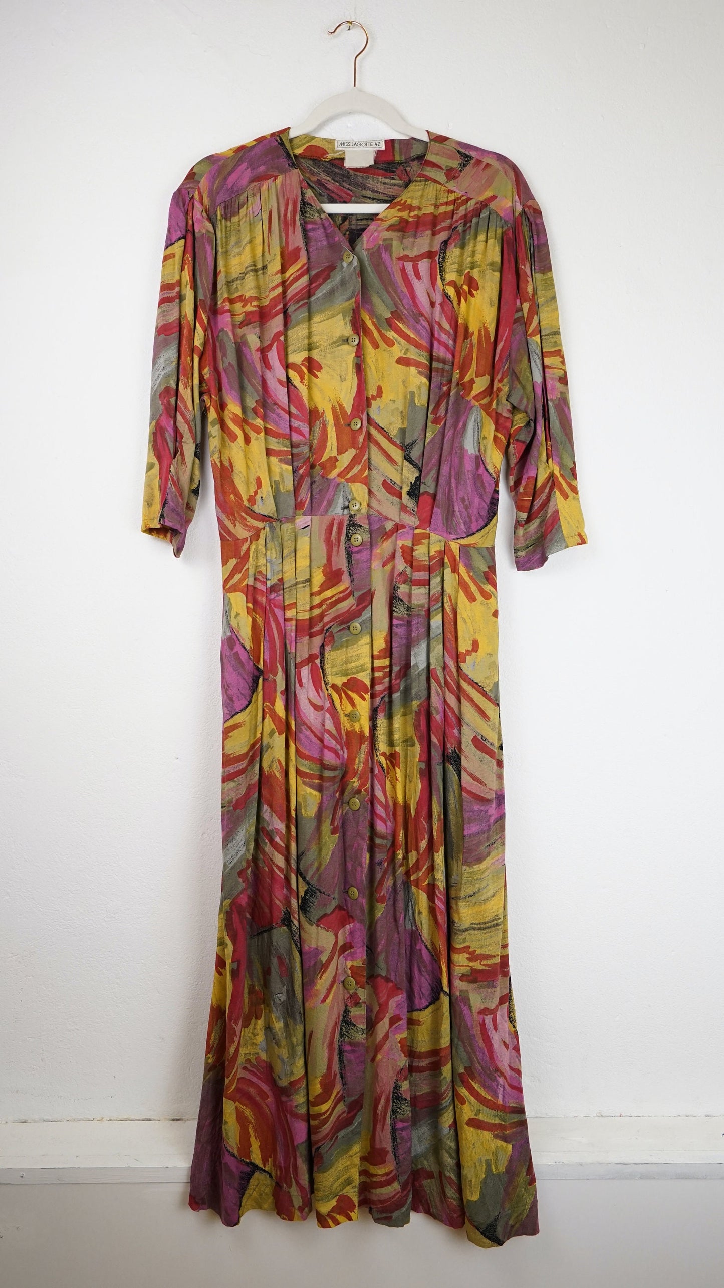 Vintage colorful Dress size M-L