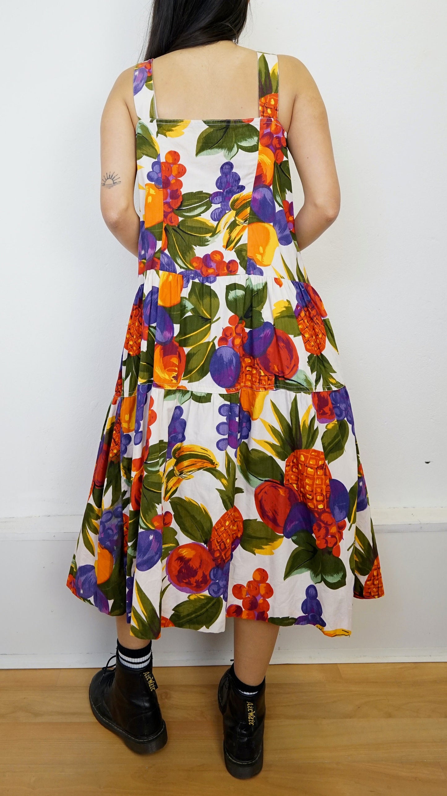 Vintage floral Dress size M-L