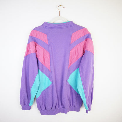Vintage colorblock Sweatshirt men Size XL