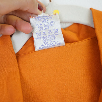 Vintage cotton linen Shirt size M