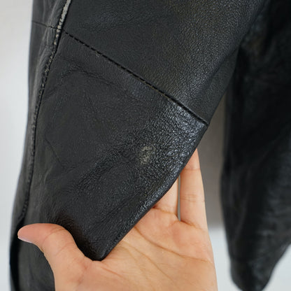 Vintage leather jacket men size L