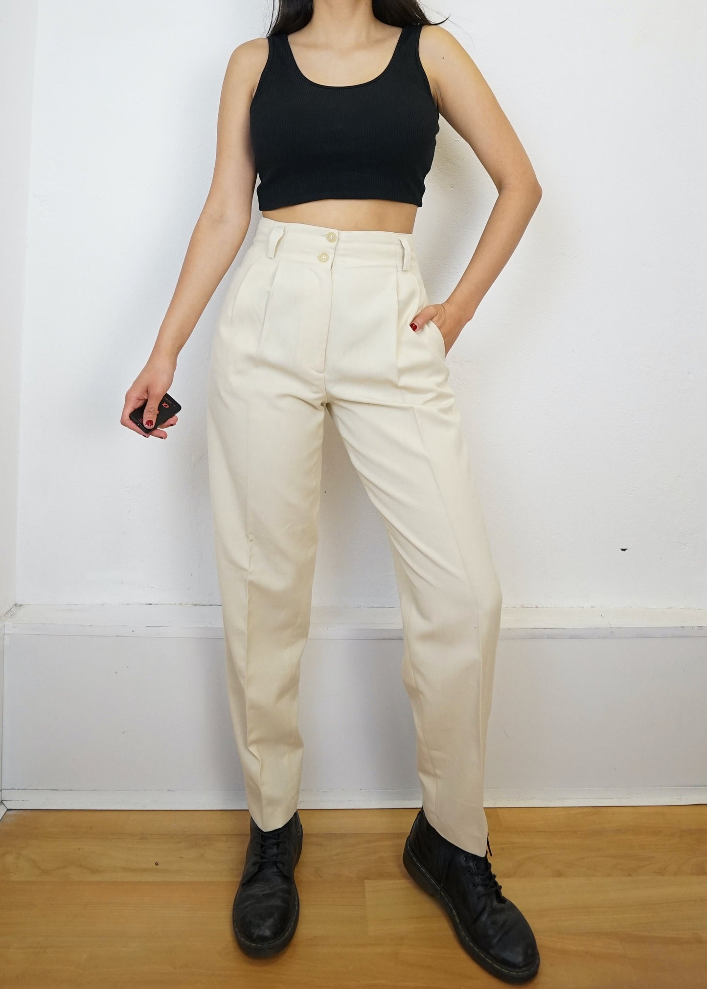 Vintage cream Trousers size S