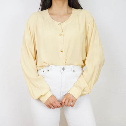 Vintage long sleeve Blouse size M-L