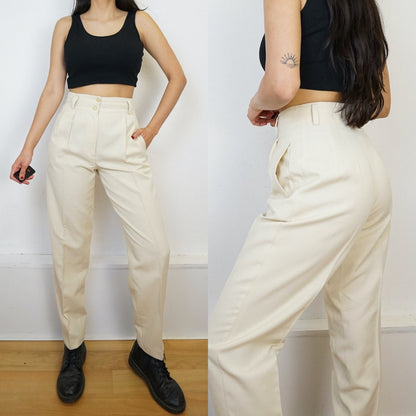 Vintage cream Trousers size S