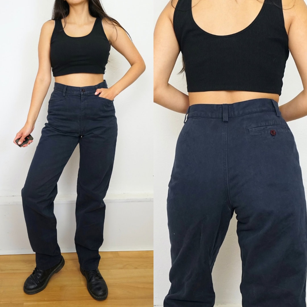 Vintage Armani Pants size S dark blue