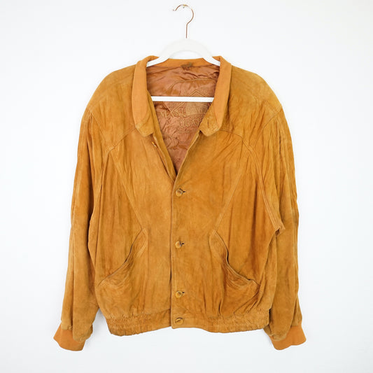 Vintage suede Jacket Men Size L