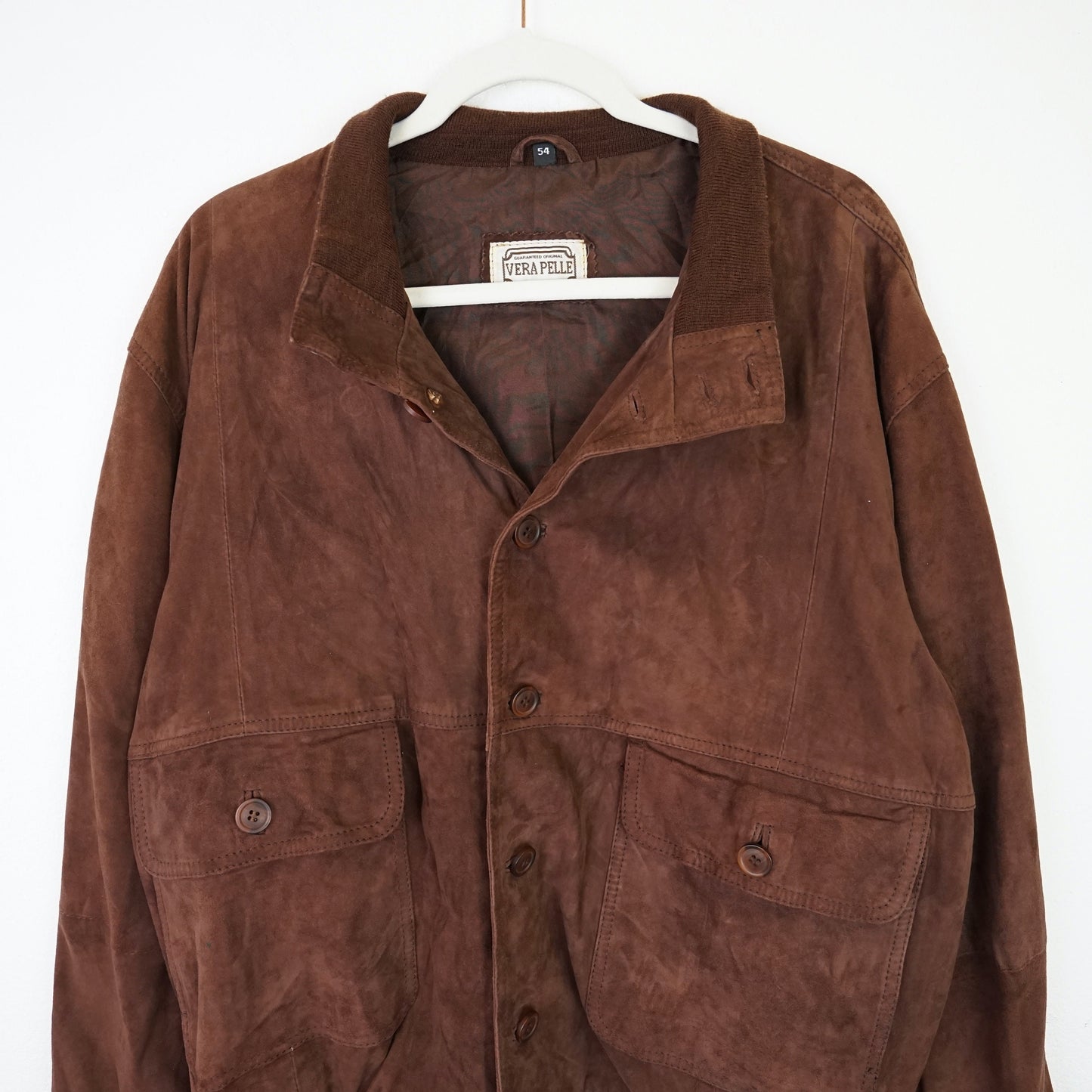 Vintage suede Jacket Men Size XL