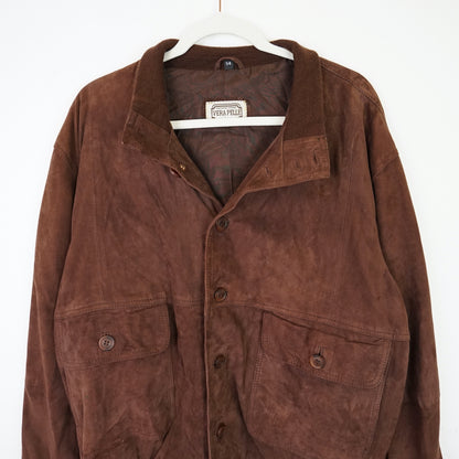 Vintage suede Jacket Men Size XL