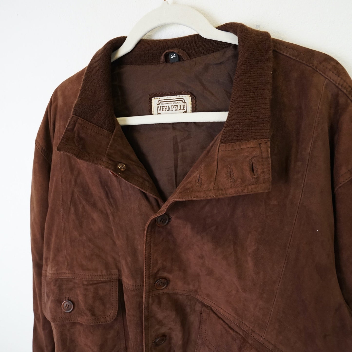 Vintage suede Jacket Men Size XL