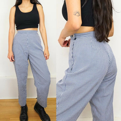 Vintage gingham Pants size XS-S