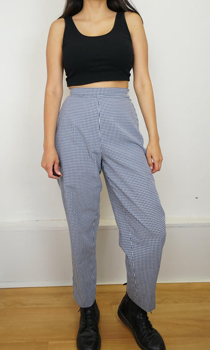 Vintage gingham Pants size XS-S