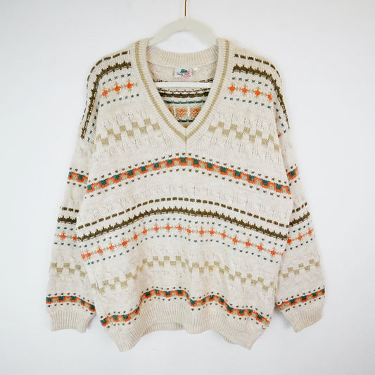 Vintage Pullover Size M v-neck