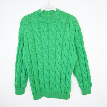 Cable Knit Sweater Benetton Cashmere Sweater Cashmere Blend