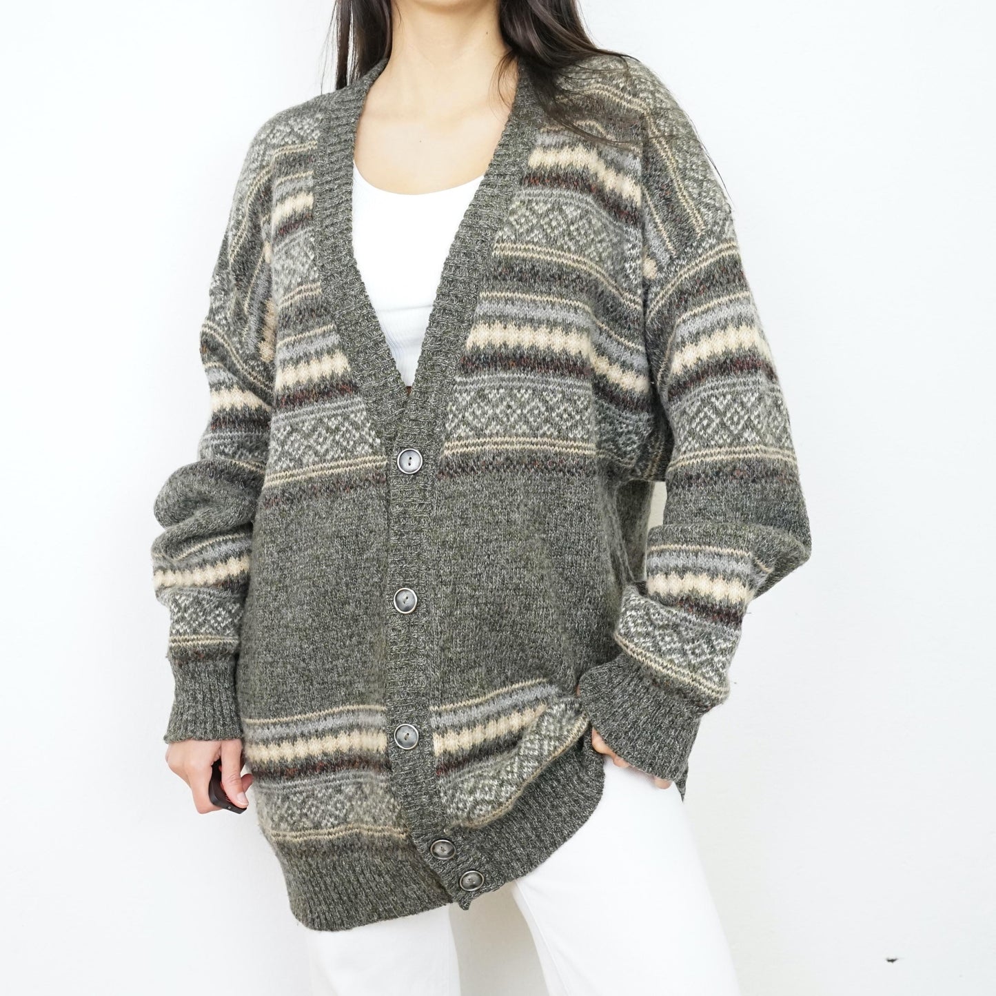 Vintage pure wool Cardigan size XL-XXL