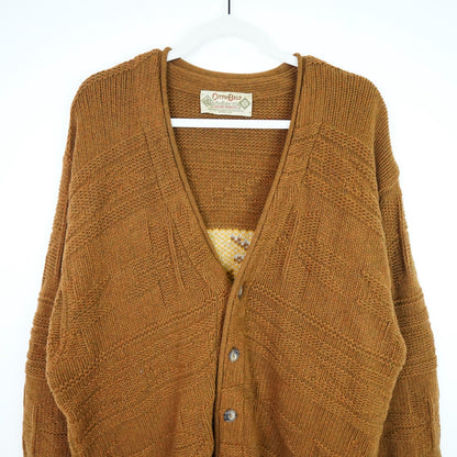 Vintage wool mix Cardigan men size M-L