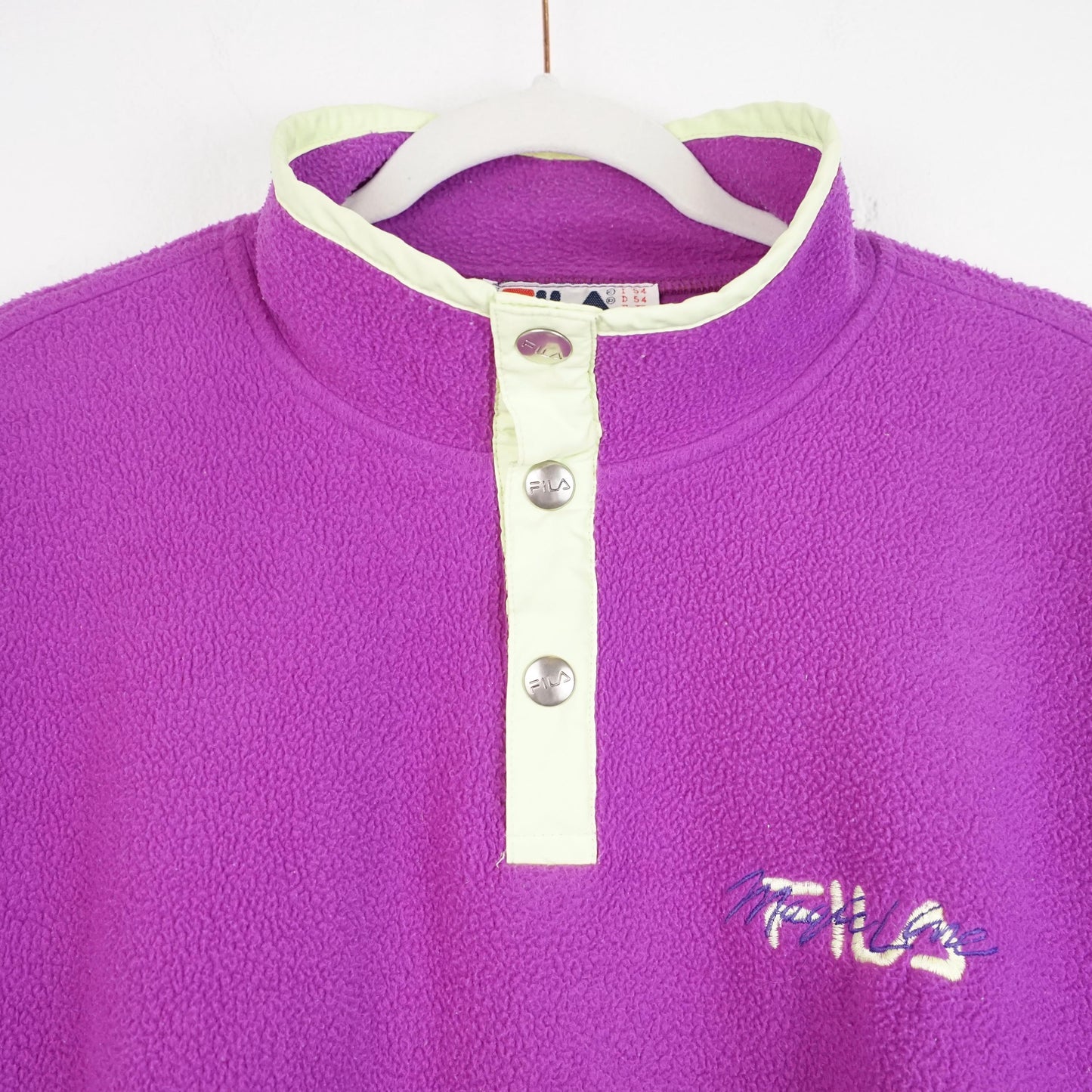 Vintage Fila Fleece Pullover men size XL