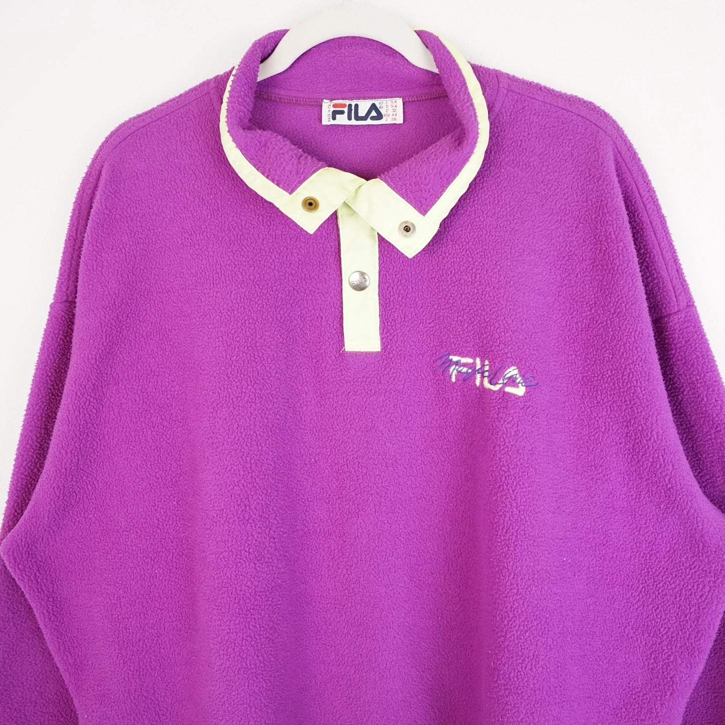 Vintage Fila Fleece Pullover men size XL