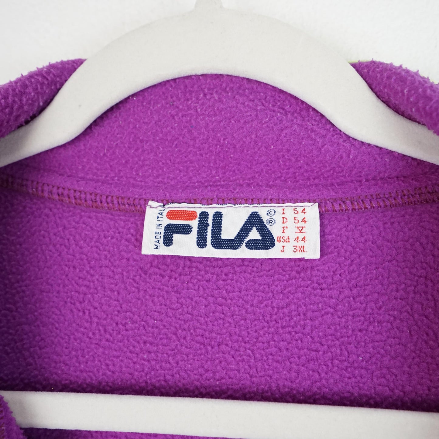 Vintage Fila Fleece Pullover men size XL