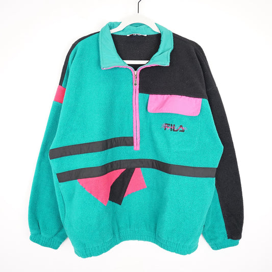 Vintage Fila Fleece Pullover men size XL