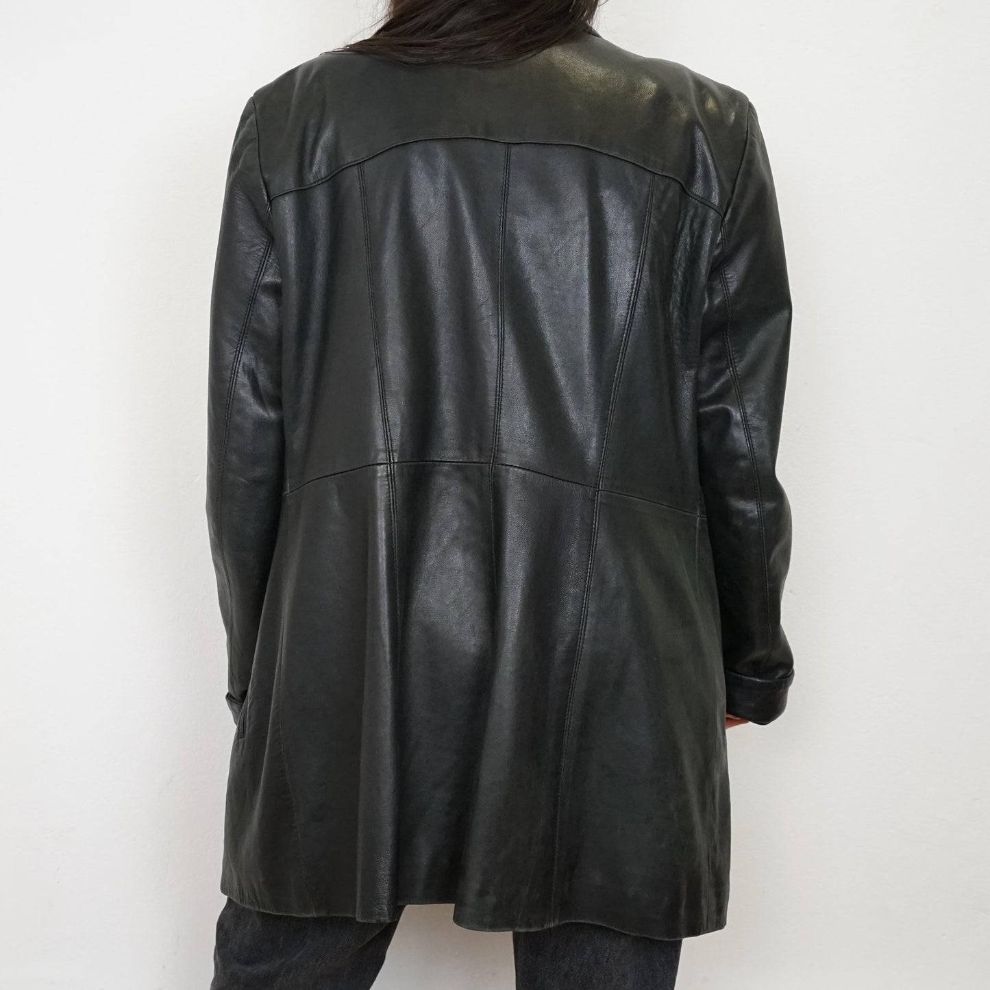 Vintage leather jacket size L