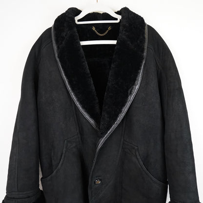 Vintage Shearling Coat Size L