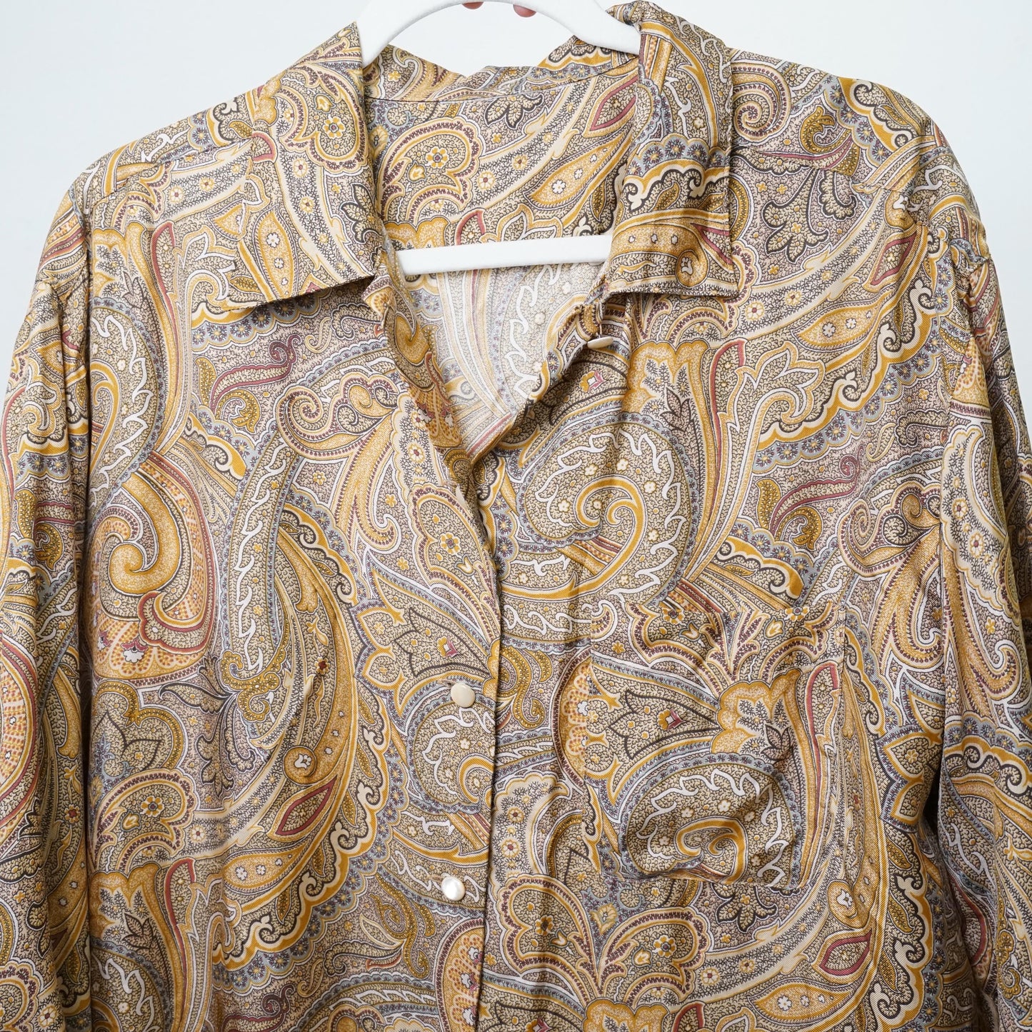 Vintage paisley Blouse size XL