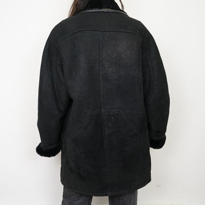 Vintage Shearling Coat Size L