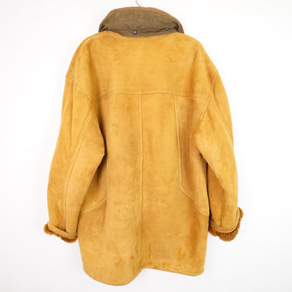 Vintage Shearling Coat men Size L