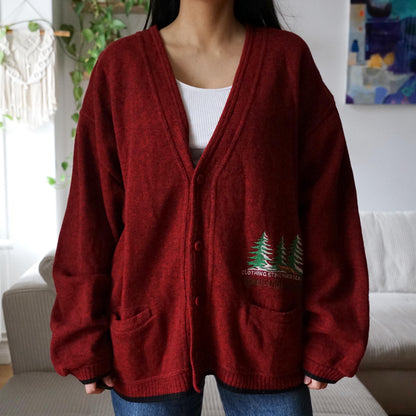 Vintage shetland wool Cardigan size L-XL