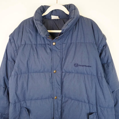 Vintage Sergio Tacchini Puffer Jacket Size XL