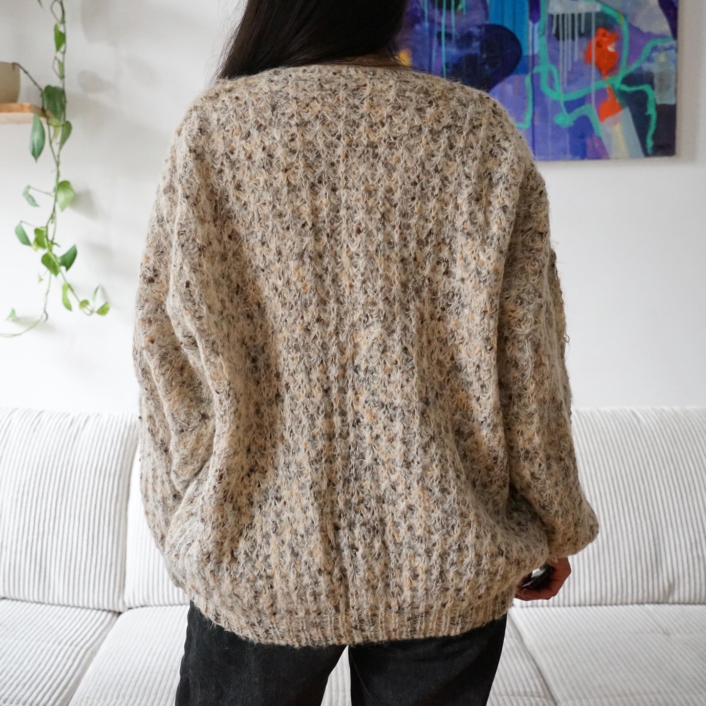 Vintage handmade Cardigan size XL