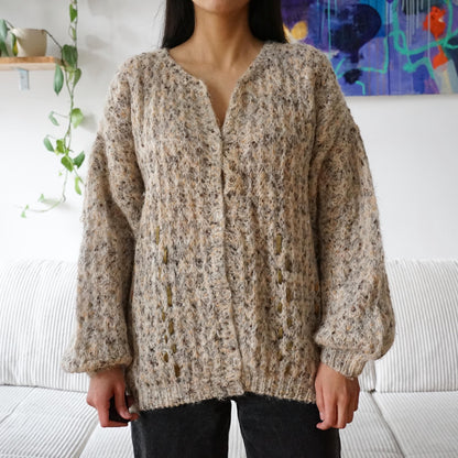 Vintage handmade Cardigan size XL