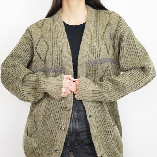 Vintage mohair mix Cardigan size L-XL