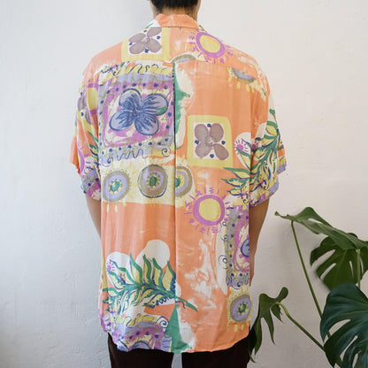Vintage colorful shirt men size L
