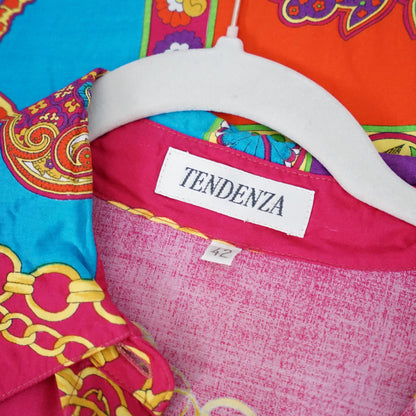 Vintage colorful Blouse size L