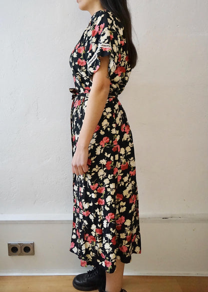 Vintage floral dress Size S-L