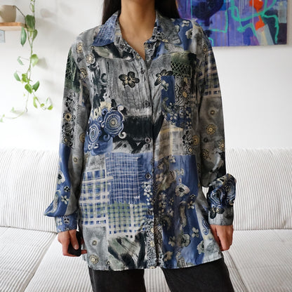 Vintage long sleeve Shirt size L