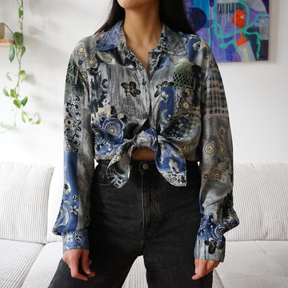 Vintage long sleeve Shirt size L